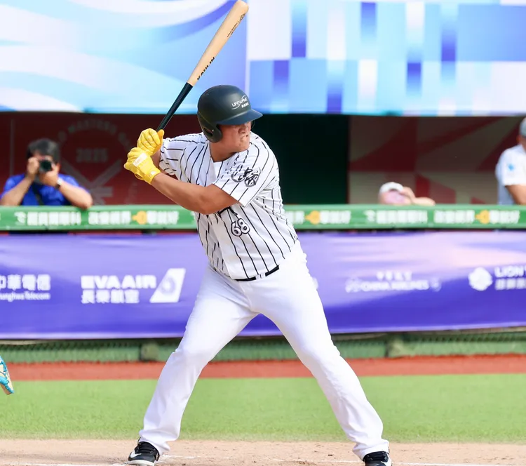 高國慶今天擔任ENERGY隊第四棒。世壯運執委會提供