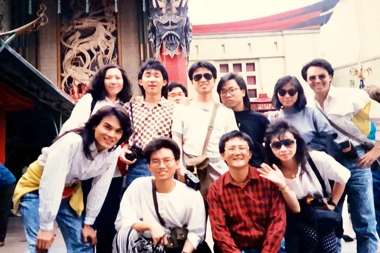 范怡文分享昔日合照。翻攝范怡文臉書