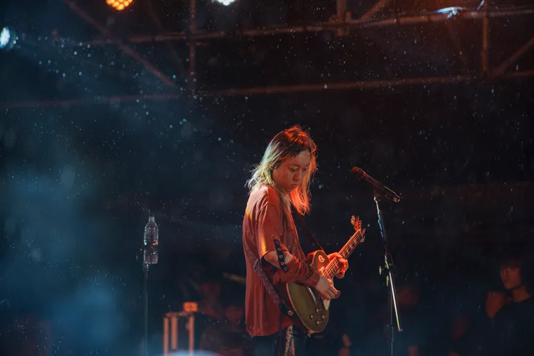 美秀集團吉他手修齊昨晚演出後突於臉書發表退團言論。台東縣政府提供