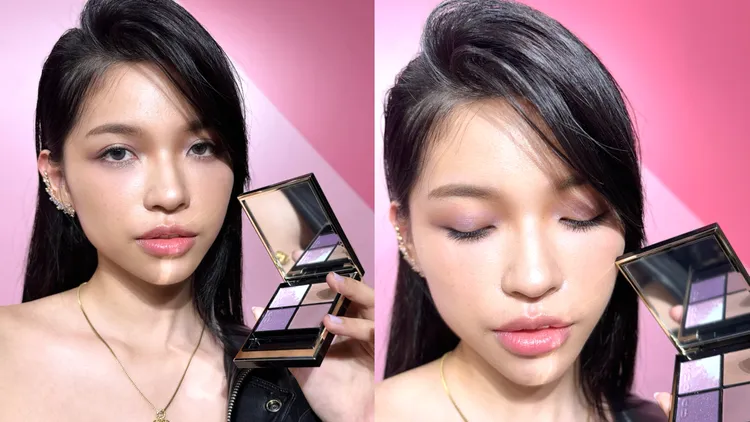 Model示範SUQQU夏妝。張家玲攝