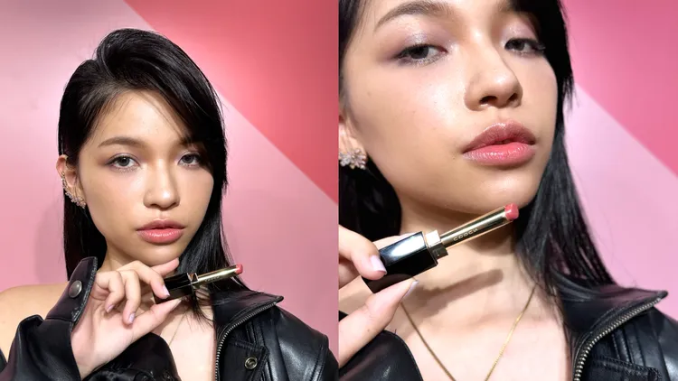 Model示範SUQQU夏妝。張家玲攝