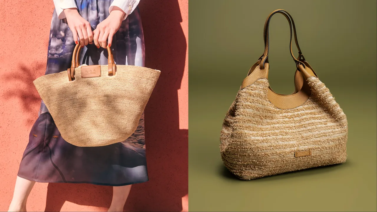 agnès b.、Gianni Chiarini紛紛端出草編包迎接夏日來臨。品牌提供