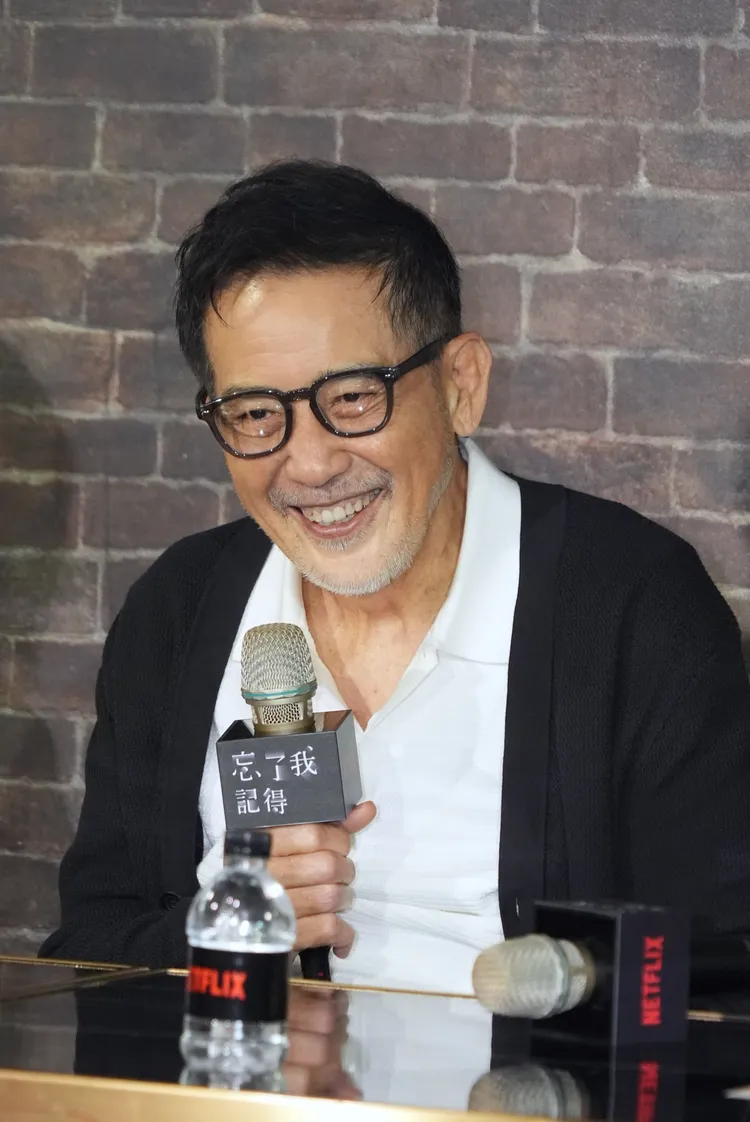 秦漢分享豁達的人生觀。攝影中心攝