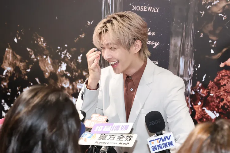 炎亞綸被問到汪東城的問題答得很小心。彭欣偉攝