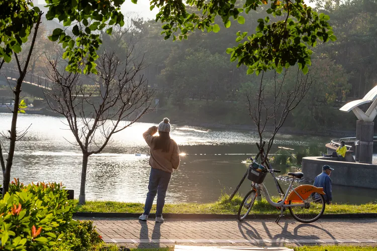 「北大悠揚」步行至臺北大學約5分鐘。新理想行銷團隊提供