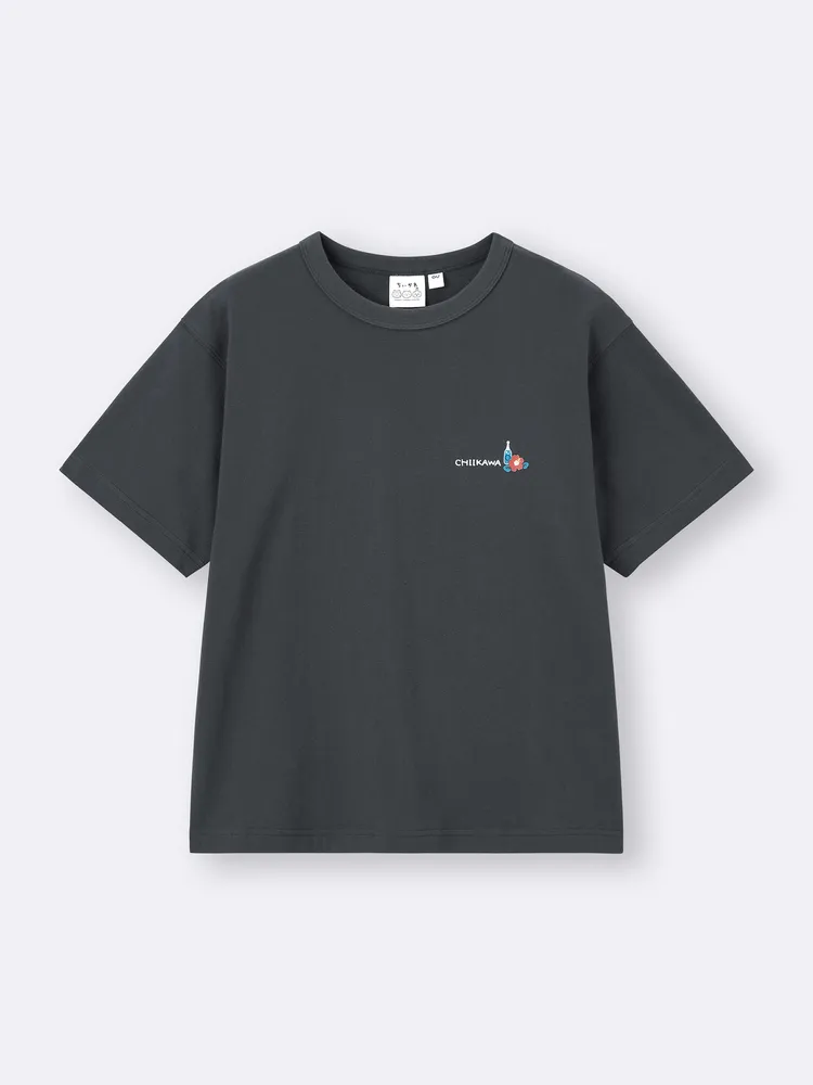 GU X 吉伊卡哇女裝印花T恤，490元。品牌提供