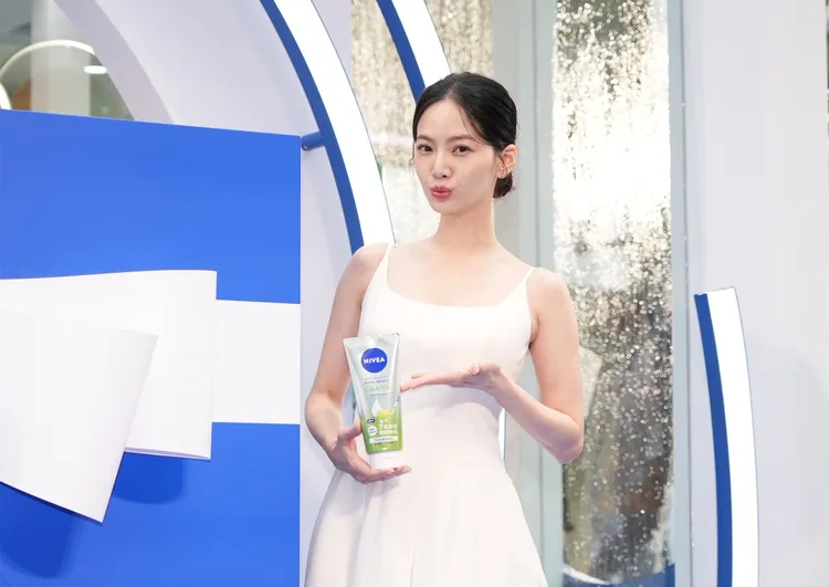 曾之喬出席身體保養代言，氣色非常好。攝影中心攝