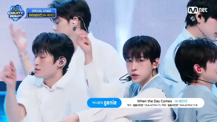 姜有皙戲裡苦練跳舞，還以「嚴JAY」身分上《M！COUNTDOWN》打歌。翻攝YouTube