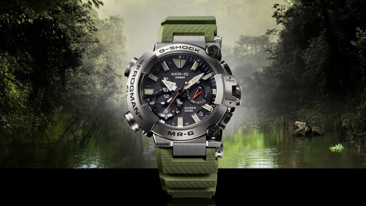G-SHOCK推出全新MR-G潛水錶。品牌提供