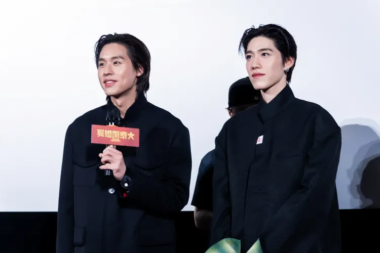 Billkin（左）、PP被問到如果人生走到最後一天，想對彼此說什麼，真摯告白感動所有人。金盞花大影業提供