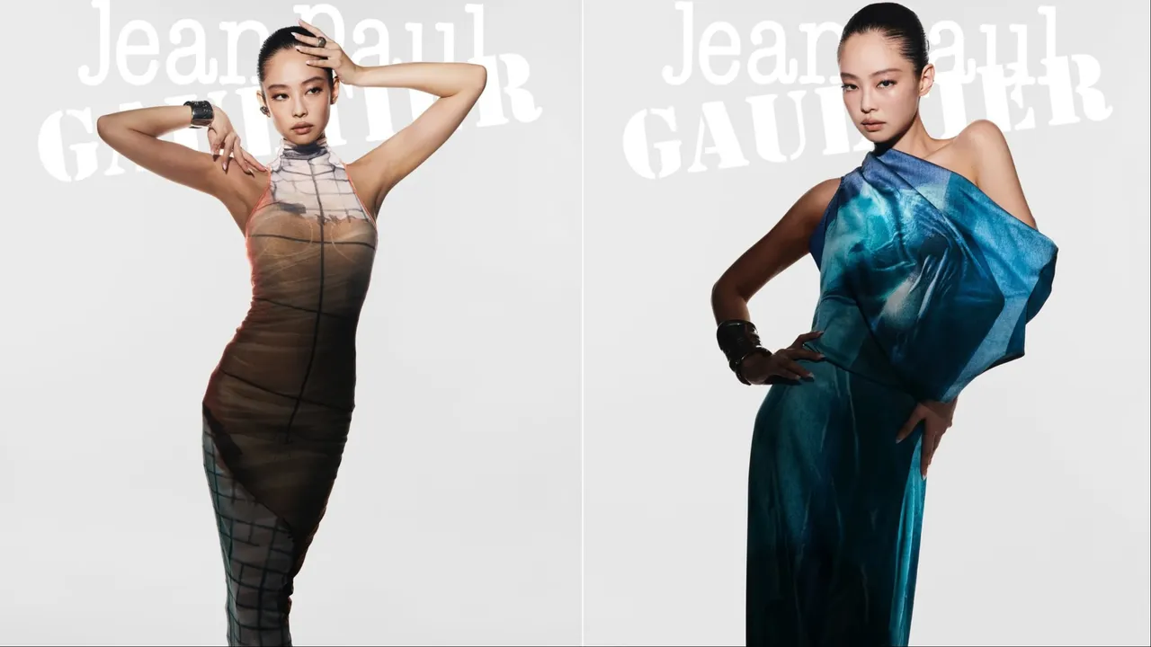 Jennie成為Jean Paul Gaultier全新代言人。翻攝Jean Paul Gaultier IG