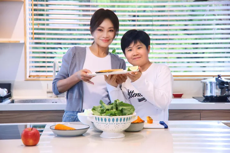 Rita與兒子共演。艾迪昇提供