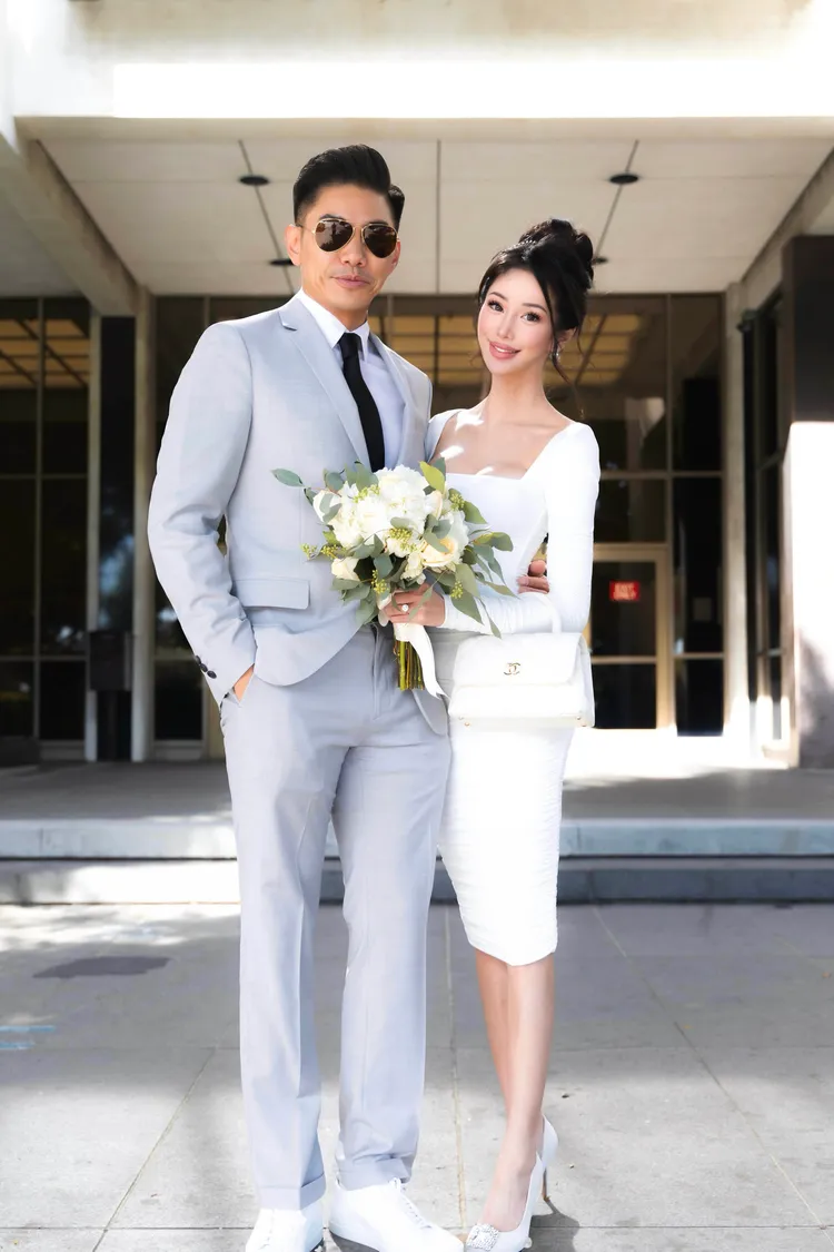 孔令奇與老婆有夫妻臉。孔令奇提供