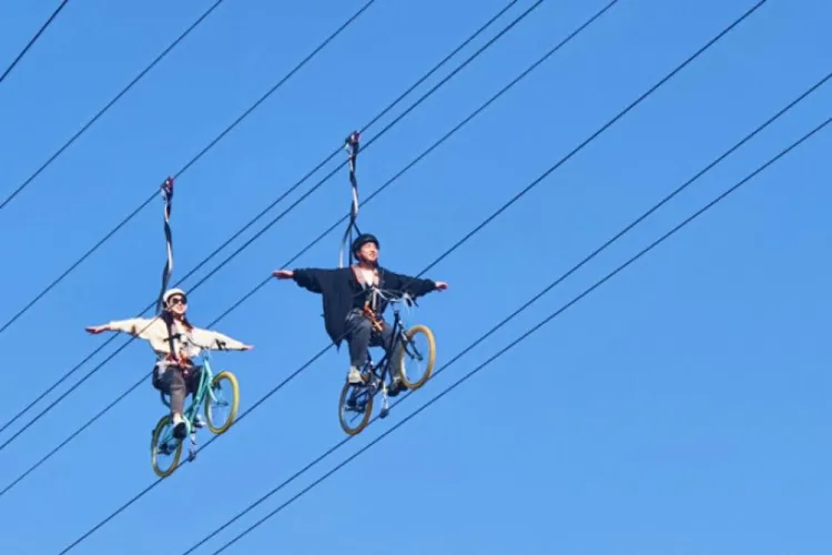 海上空中腳踏車。KKday提供