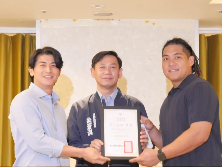 台北市職棒工會舉辦理事長交接典禮。台北市勞動局提供