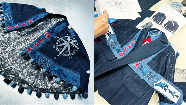 城隍老爺永續新衣細節。品牌提供