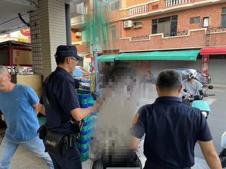 車手扮成幣商出面收取詐款，卻沒想警方已經埋伏准被逮人。翻攝照片