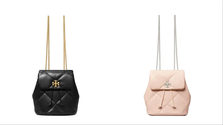 TORY BURCH KIRA迷你菱格絎縫後背包，2萬2600元。品牌提供