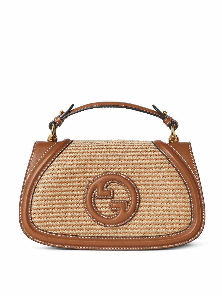 Gucci Blondie中型編織包，13萬2400元。品牌提供