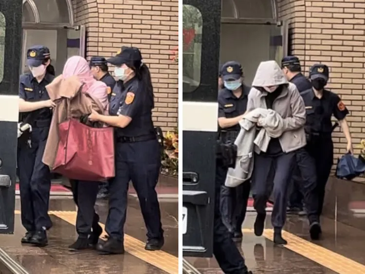 剴剴案今天一審宣判，惡保母姊妹劉彩萱（左）、劉若琳（右）選擇不出庭聽判，合成圖。謝亞庭攝