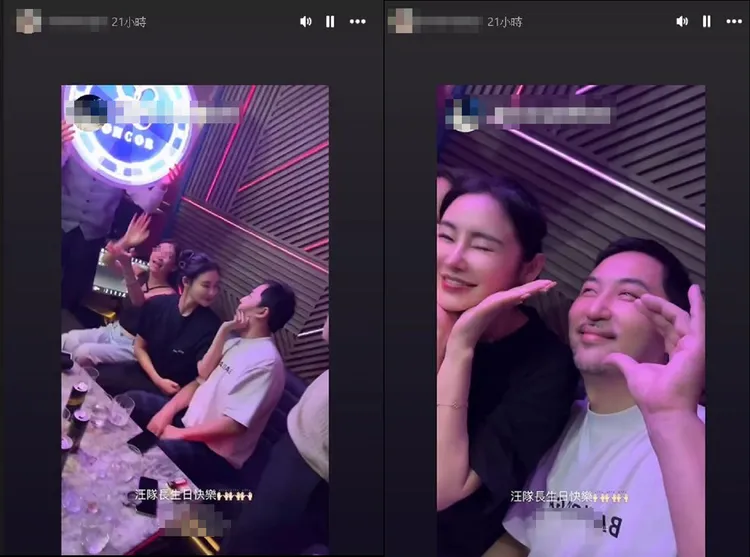 李進良曾帶田欣現身朋友聚會，兩人互動親密。翻攝IG