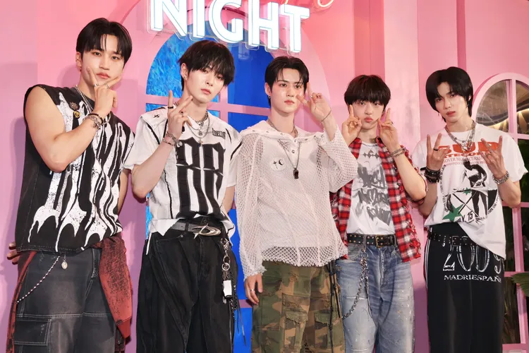 韓團LUN8現身微風之夜。莊宗達攝