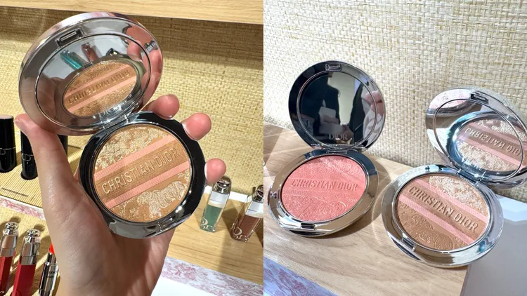 亮采餅與修容餅擁有精緻刻紋。張家玲攝