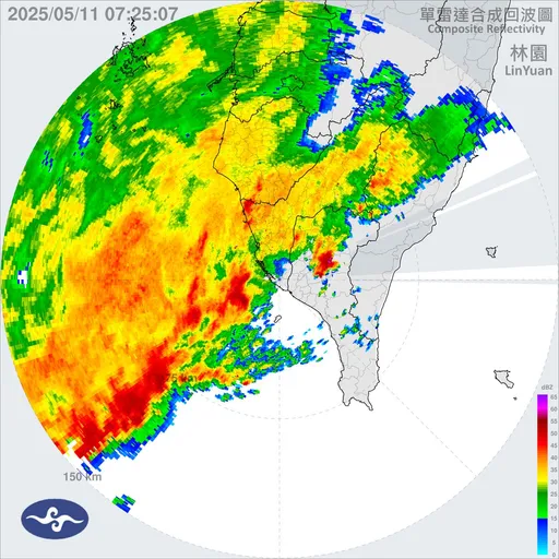 4縣市注意!大範圍雷雨帶正進入 大雨恐一路下到這時