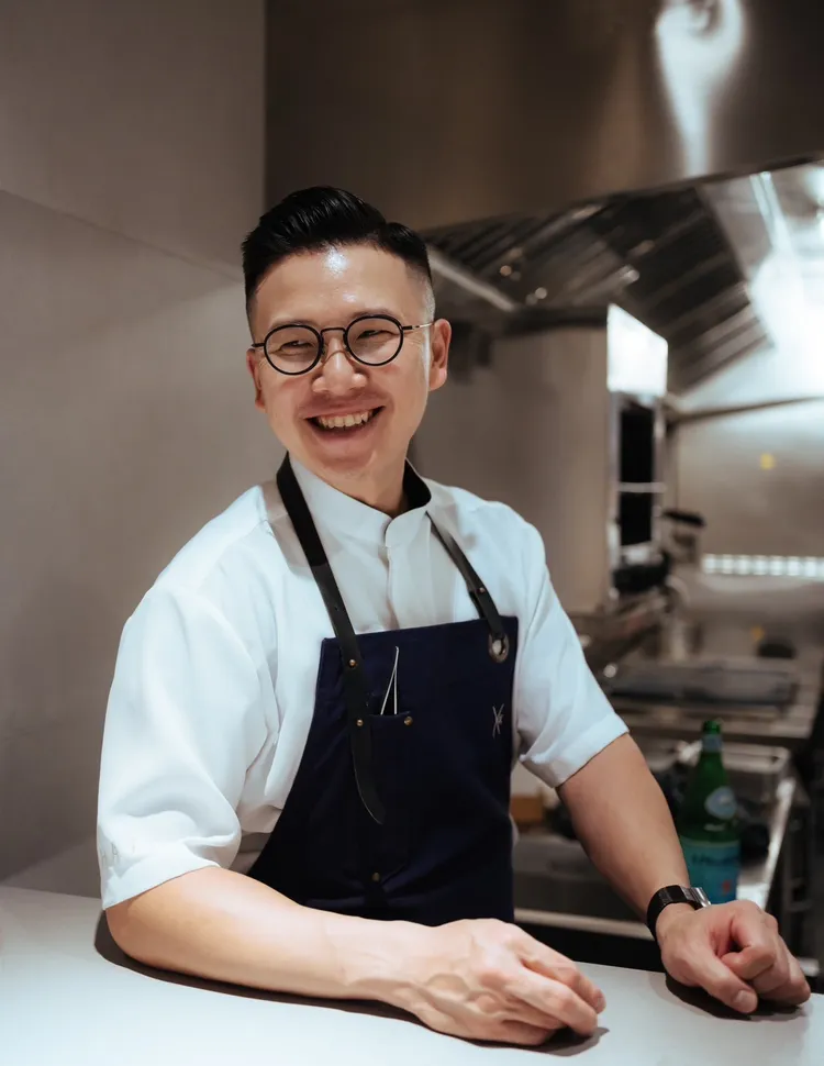 高雄米其林一星法式餐廳Haili主廚康仁維。業者提供