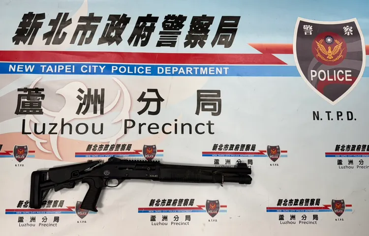 警方查扣改造霰彈槍。翻攝畫面