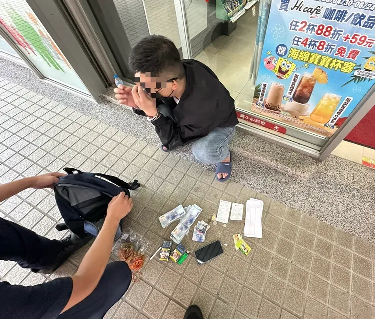 車手落網。警方提供