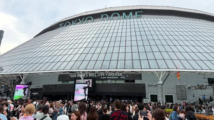 「G-DRAGON 2025 WORLD TOUR [Übermensch] IN JAPAN」5月10日及11日在東京巨蛋登場，之後於5月25日及26日移師大阪京瓷巨蛋。翻攝陳曉東IG