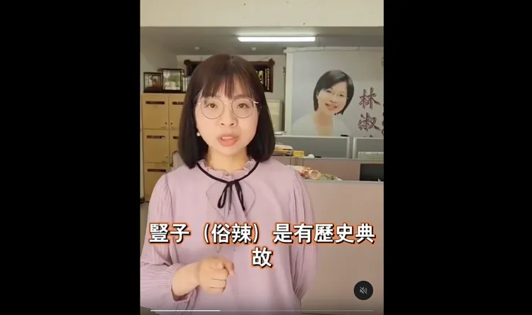 民進黨立委林淑芬引《史記》，強調俗仔有歷史典故。（圖／翻攝自林淑芬Threads）
