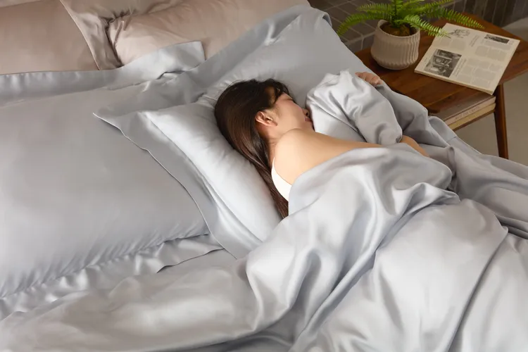 HOLA的明星商品「PALETTE300織素色天絲被套」。業者提供