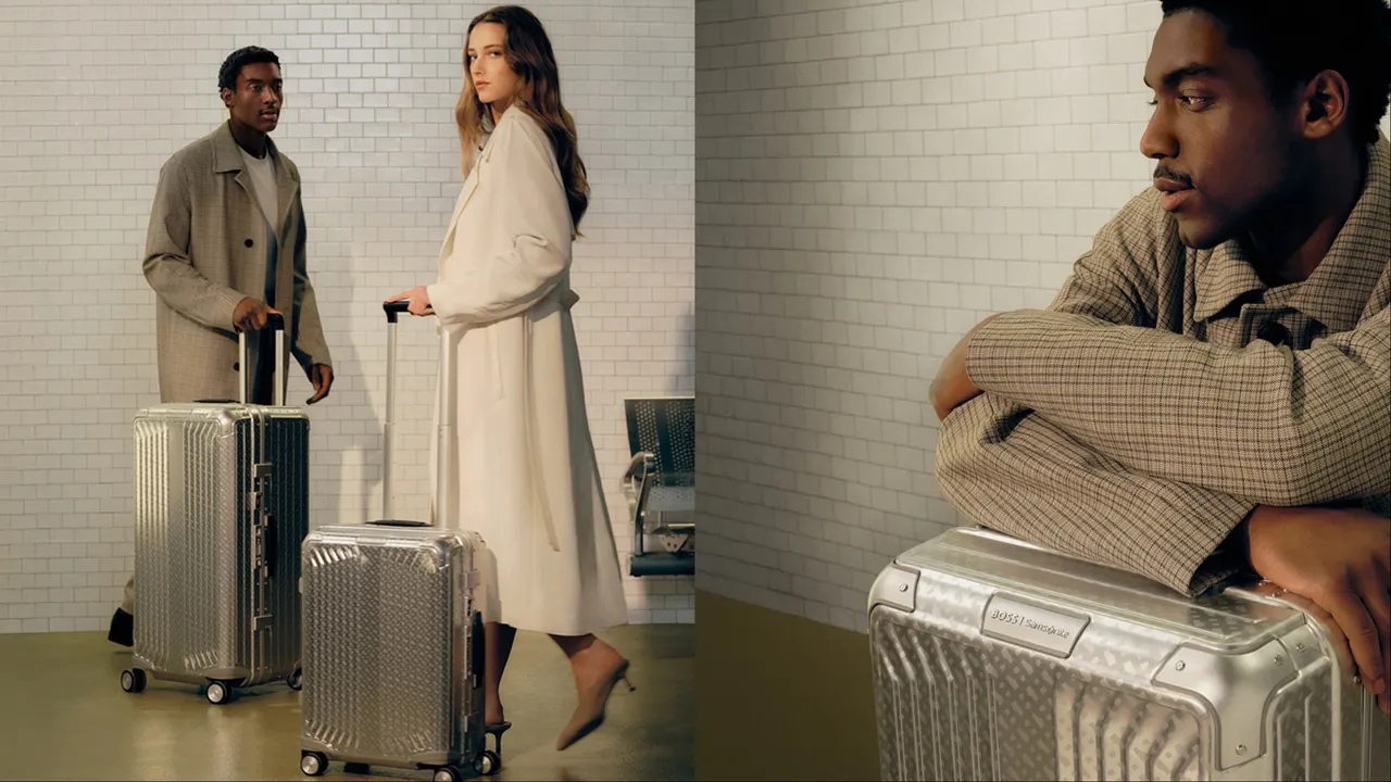 Samsonite、BOSS再度推出聯名行李箱。品牌提供
