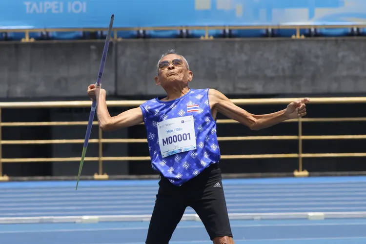 最年長泰國選手105歲薩旺奪2金，老年時在女兒帶領下開始運動，因為不想像朋友因病臥病在床。世壯運執委會提供
