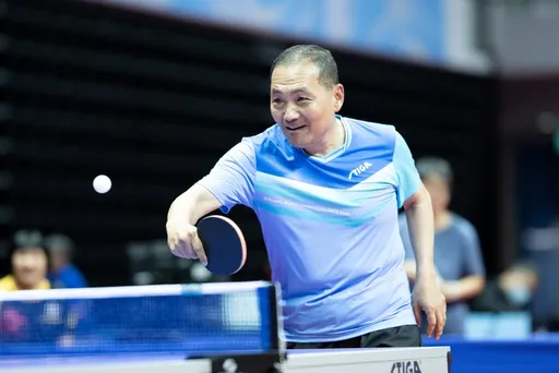 侯友宜世壯運桌球賽1勝2敗!對手是全國冠軍 唯一1勝這樣來的