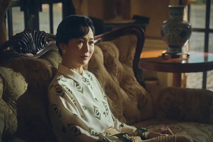 李之勤為揣摩有心機的眼神，參考好萊塢影后梅莉史翠普的作品，讓她直呼過癮。公視台語台、華視提供