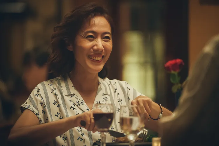 張詩盈的兒子在學校會宣傳媽媽是演員，老師更提議要與她合照，讓她超害羞。公視台語台、華視提供