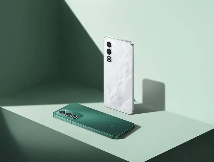 OPPO A5 5G共有極光綠與晨霧白兩色，建議售價$6,990元，即日起在台開賣。OPPO提供