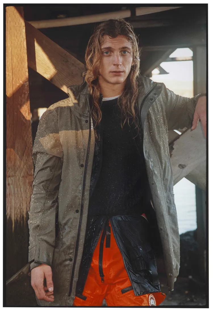 Canada Goose本季將「簡約外型」、「高機能」、「疊穿」等關鍵字融入設計。品牌提供