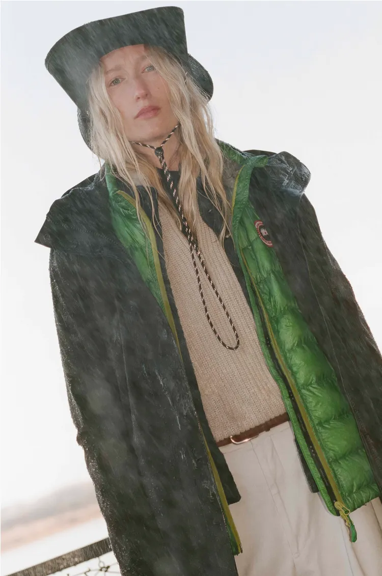 Canada Goose本季新品依舊兼具防風與防雨機能。品牌提供