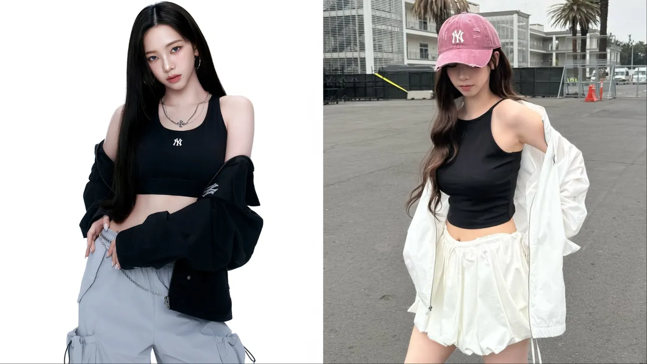 Karina替MLB KOREA帶貨。翻攝IG