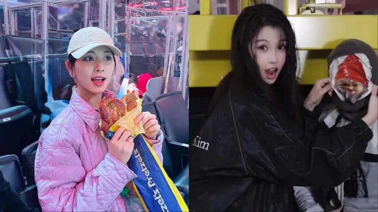 子瑜（左）、虞書欣（右）都曾穿著Matin Kim服飾。翻攝子瑜、虞書欣IG