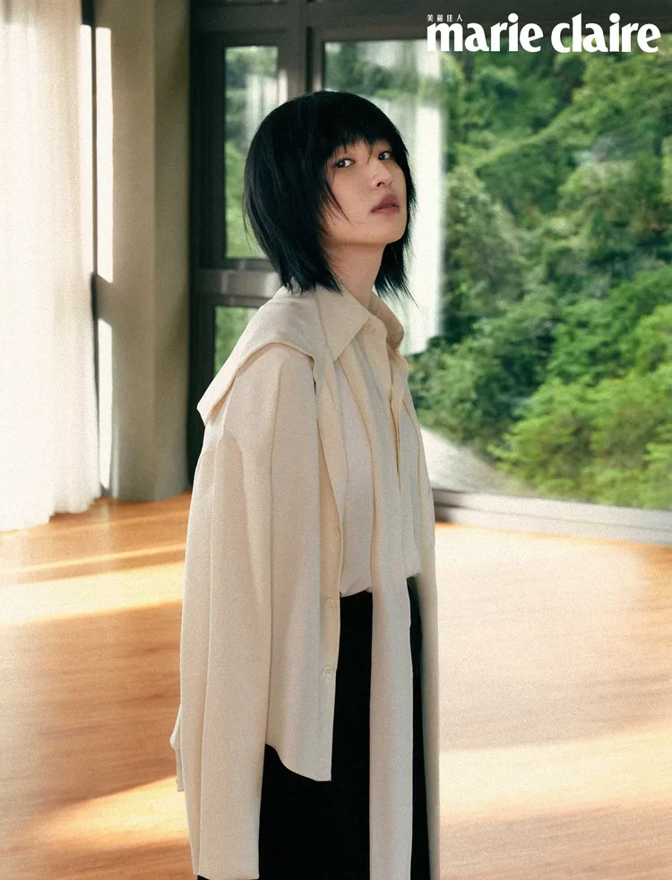 柯佳嬿拍攝《Marie Claire美麗佳人》封面。《Marie Claire美麗佳人》國際中文版提供