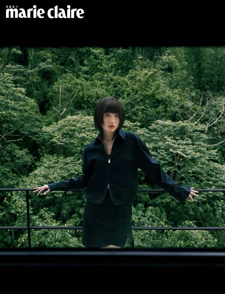 柯佳嬿拍攝《Marie Claire美麗佳人》封面。《Marie Claire美麗佳人》國際中文版提供