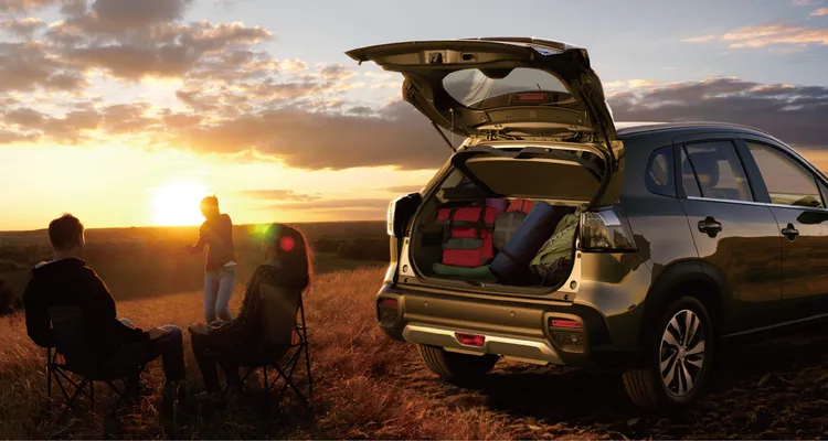 S-CROSS後座具備可調式椅背與6:4分離機能，行李廂容量自440公升起，最大可拓展至1,230公升。業者提供