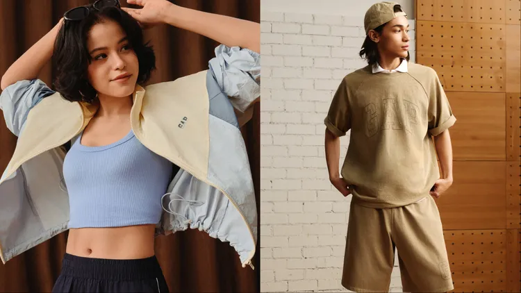 Gap 2025夏日系列。品牌提供