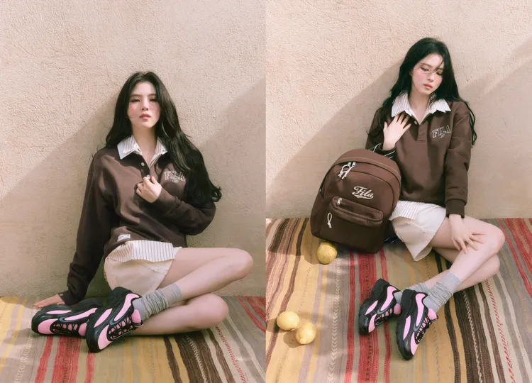 韓素希搭配粉黑撞色的PANTERA  PINK。品牌提供
