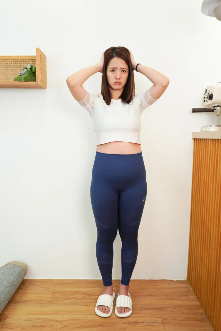 臧芮萱第一次看到自己這麼胖，真的嚇壞。Laler 菈楽提供